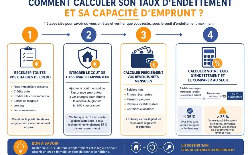 Taux d'endettement en crédit immobilier - la vraie règle à connaître