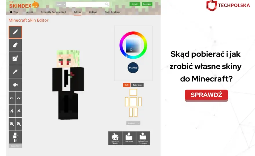 Stwórz własnego skina do Minecraft: Poradnik krok po kroku