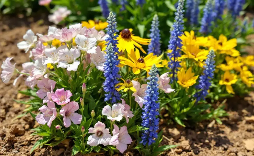 Massif sec sans arrosage - Le guide pour un jardin éclatant