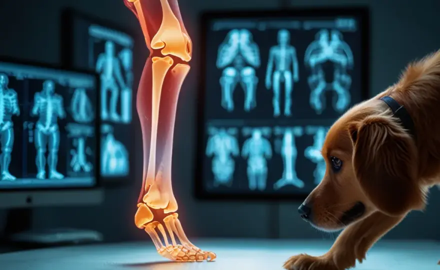 Złamanie kości piszczelowej u psa: objawy, diagnoza i leczenie