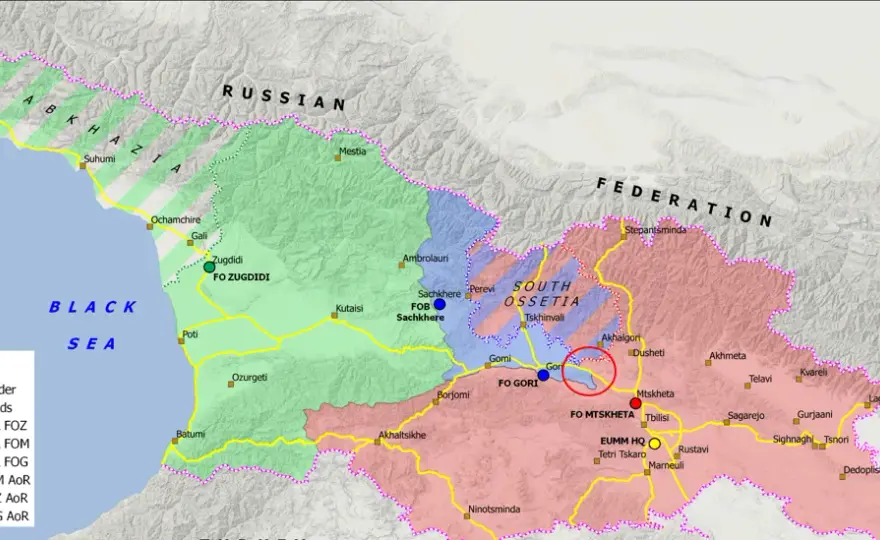 Gdzie leży Gruzja mapa – odkryj jej granice i kluczowe miejsca