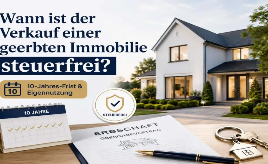 Geerbtes Haus und Erbschaftsteuer - wann bleibt es steuerfrei?