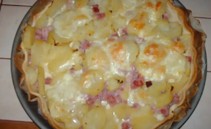 Tarte façon raclette - La recette équilibrée et fondante