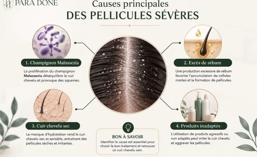 Pourquoi ai-je des pellicules ? Causes et solutions efficaces