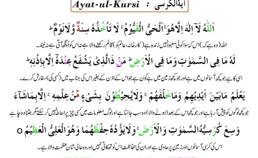 Ayat al Kursi på svenska - Förstå Tronversens djup