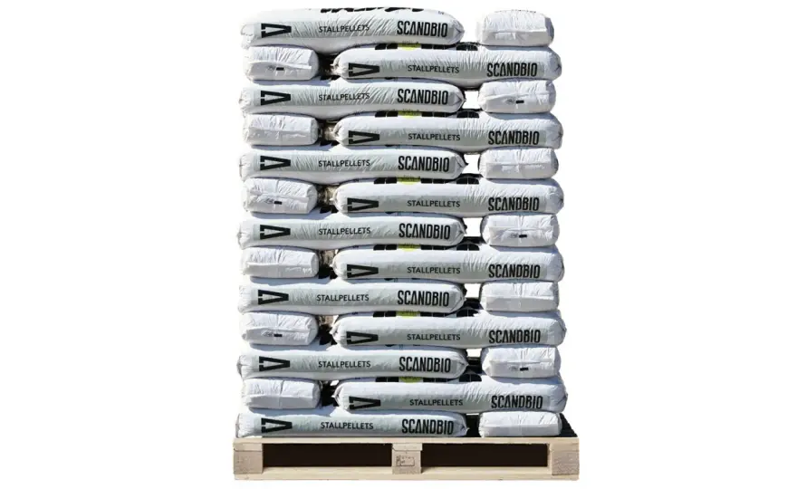 Vad kostar pellets? Pris per säck, pall och ton
