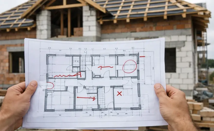Jakie zmiany w projekcie może wprowadzić kierownik budowy?