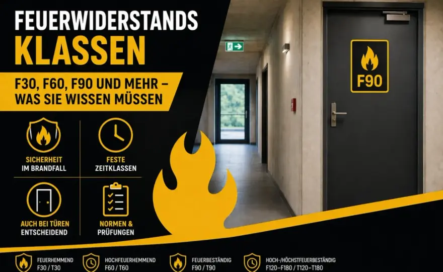 Feuerwiderstandsklassen F30, F90 - Was bedeuten sie wirklich?