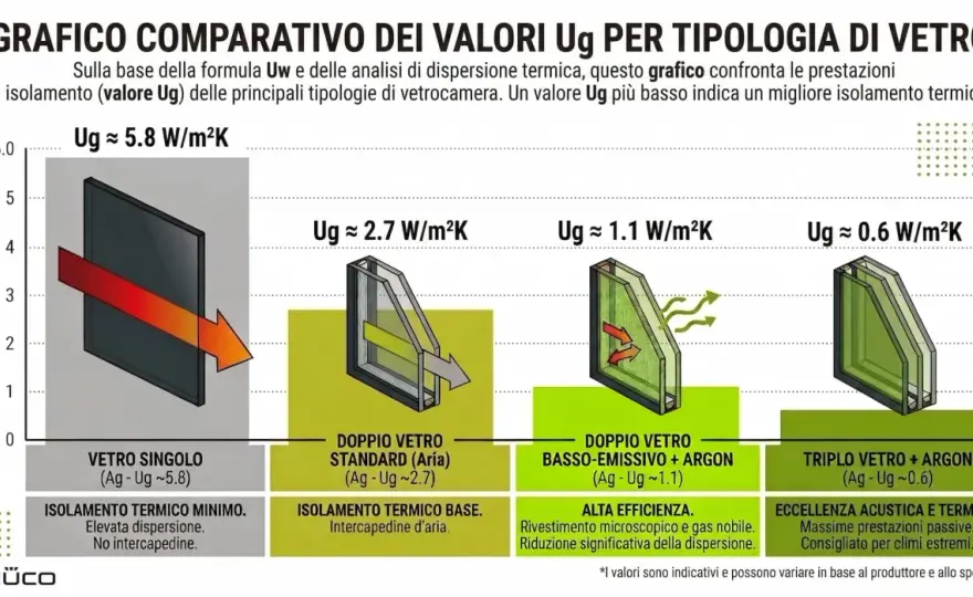Trasmittanza termica degli infissi - come leggerla e scegliere meglio