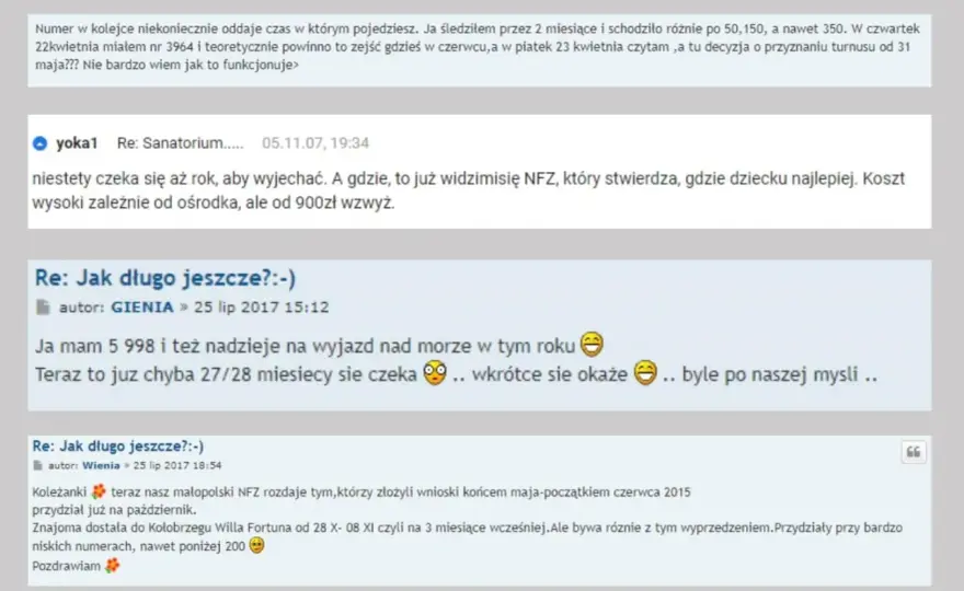 Jak sprawdzić swój numer w kolejce oczekujących do sanatorium NFZ