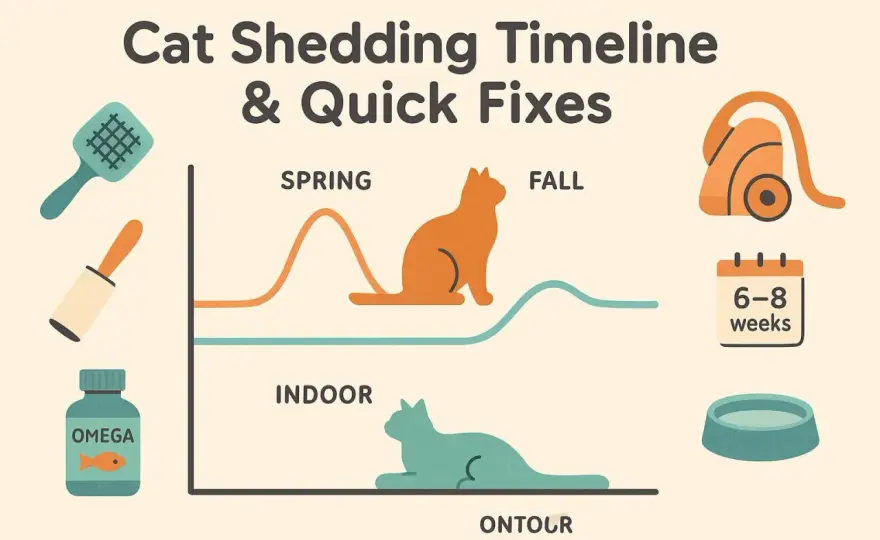 Cat Shedding - Is It Normal? When to Worry & What to Do