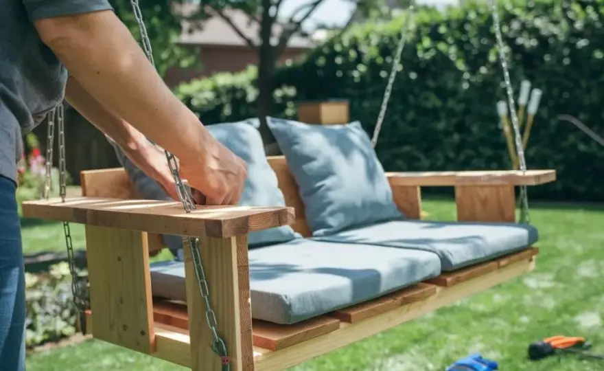 Siedzisko do huśtawki ogrodowej DIY: Krok po kroku, trwale i pięknie
