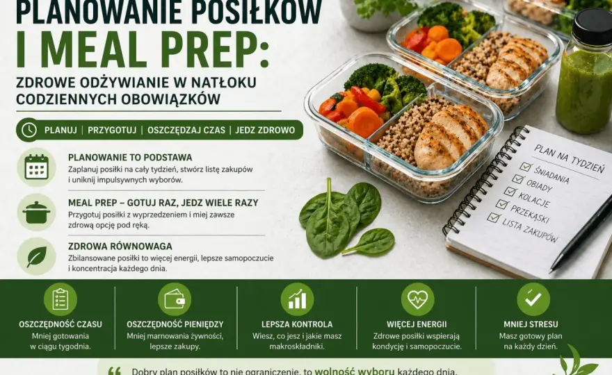 Meal prep po polsku - Planuj posiłki, jedz zdrowo i bez stresu