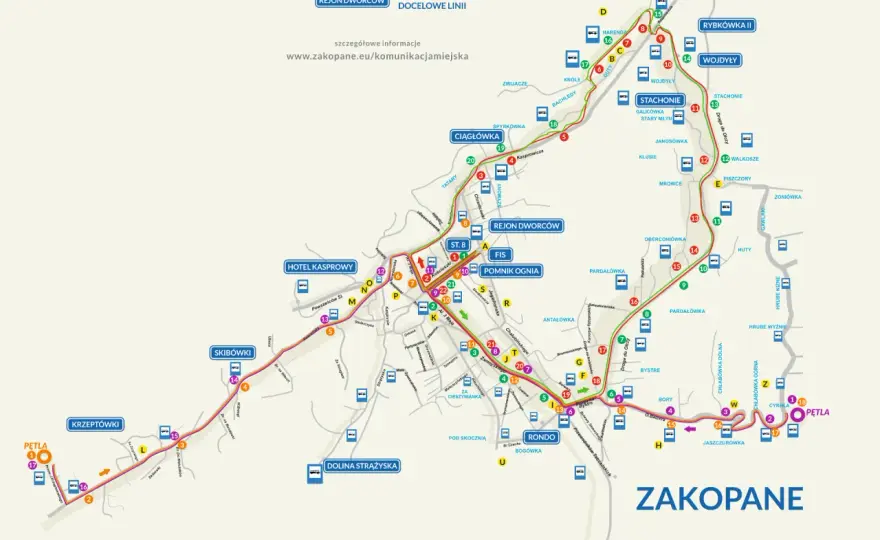 Gdzie w Zakopanem odjeżdżają autobusy? Sprawdź kluczowe przystanki