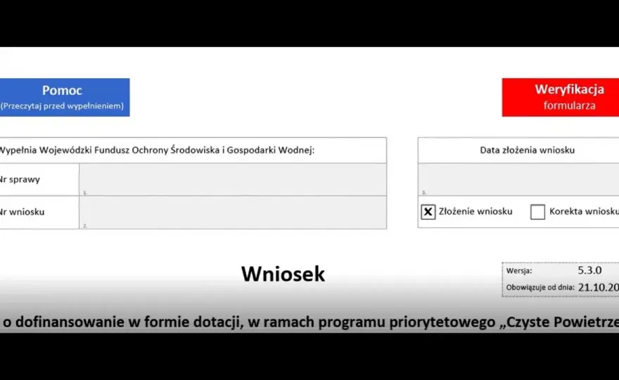 Wzór wniosku o płatność czyste powietrze – uniknij błędów w aplikacji