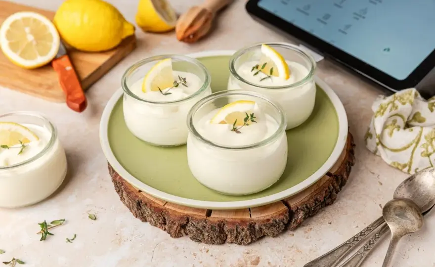 Mousse de limón Thermomix, cremosa y sin horno