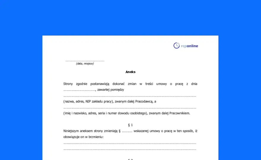 Aneks do umowy o pracę - jak zmieniać warunki bez błędów?
