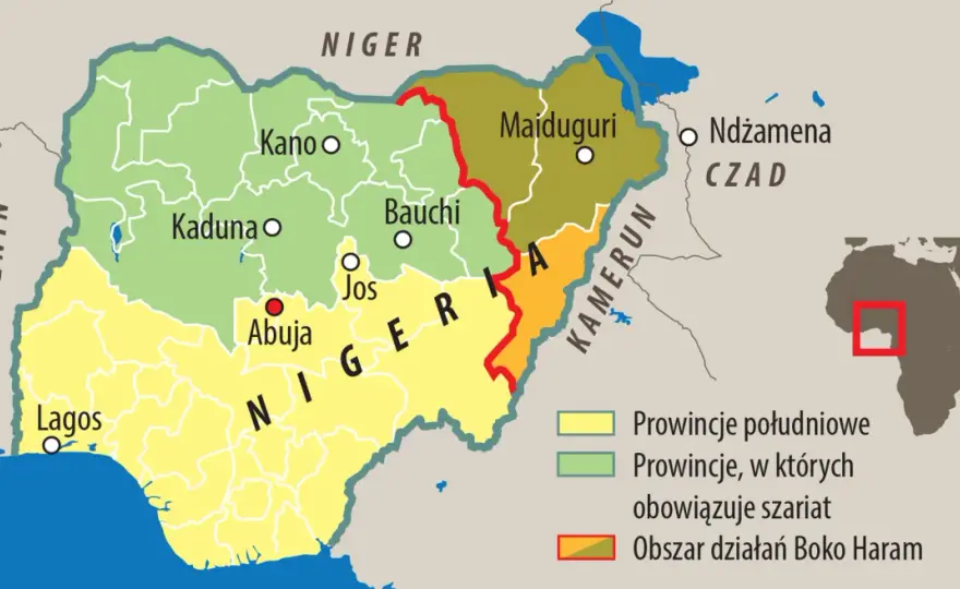 Gdzie leży Nigeria? Położenie, sąsiedzi, ocean - Zapamiętaj raz na zawsze!
