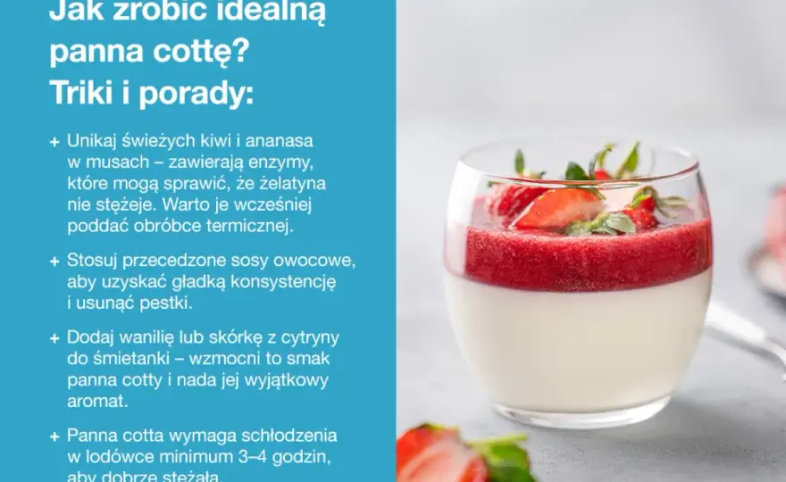 Panna Cotta idealna - przepis, proporcje i błędy do uniknięcia