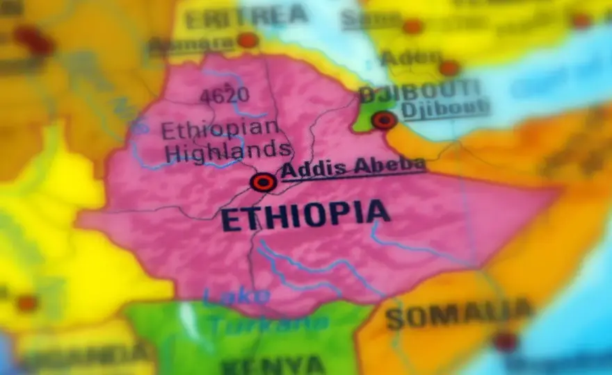 Etiopia - Z jakimi państwami graniczy? Mapa i sąsiedzi