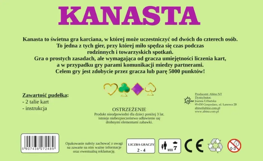 Kanasta - zasady, punktacja i błędy początkujących