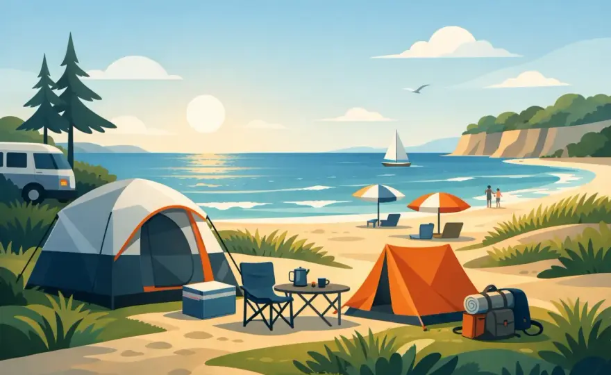 Camping nad morzem - jak wybrać miejsce i nie przepłacić