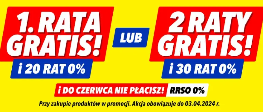 Media Expert: Do kiedy promocja? Kalendarz okazji i raty 0%!