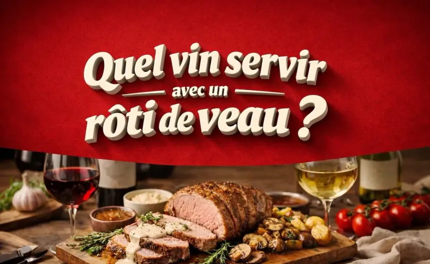 Rôti de veau - Le vin idéal selon la sauce
