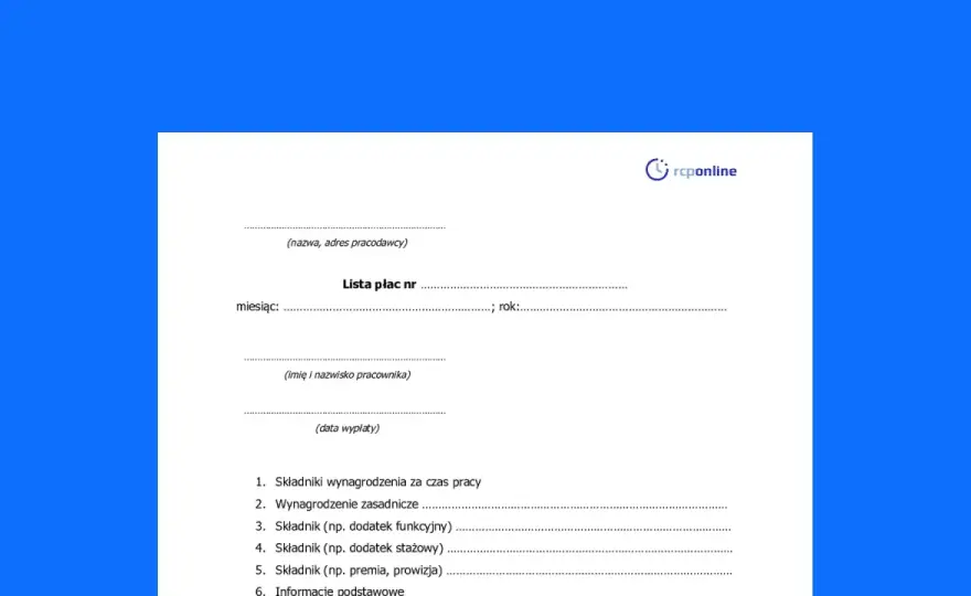 Lista płac pracownika - co zawiera i jak ją poprawnie przygotować?
