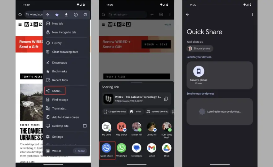 Quick Share Android - Envía archivos rápido y fácil. ¿Cómo usarlo?