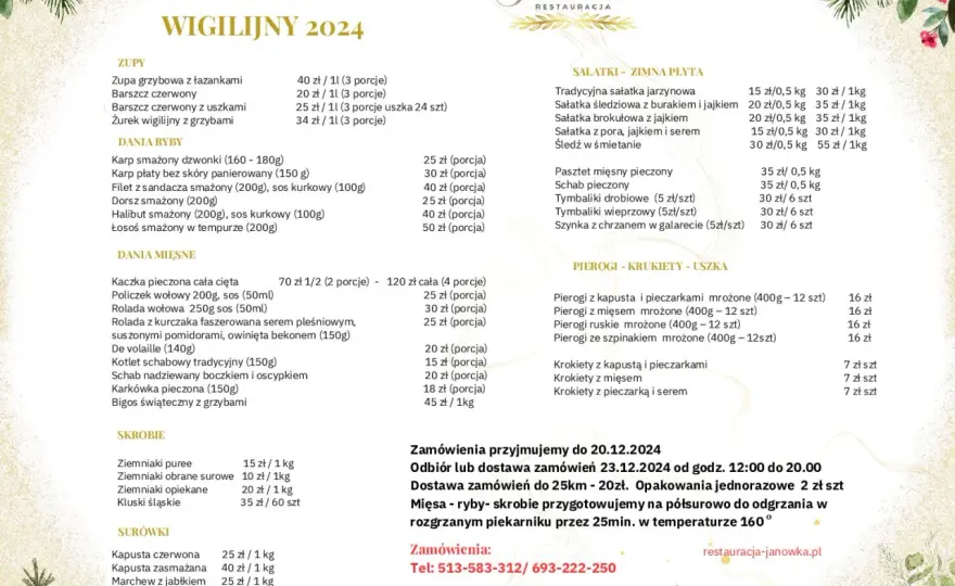 Ile kosztuje catering wigilijny? Pełny cennik i porady.