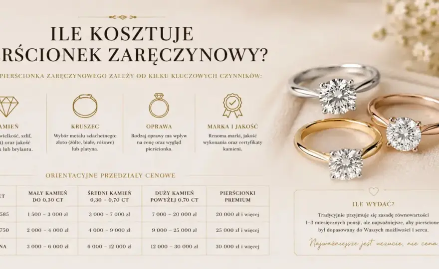 Pierścionek zaręczynowy - Ile kosztuje i jak wybrać mądrze?