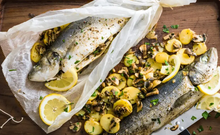Bar en papillote au barbecue - Le secret d'un poisson parfait
