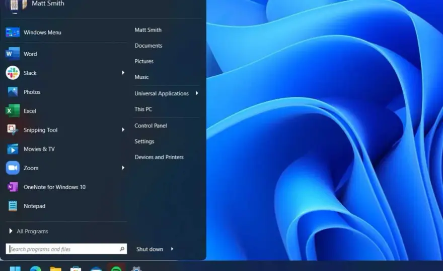 Windows 11 wie Windows 10 aussehen lassen