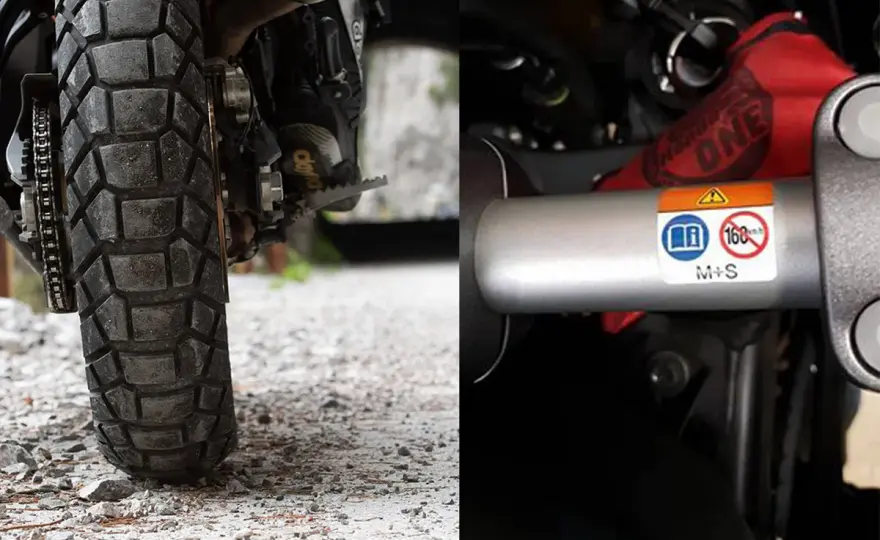 M/C en un neumático de moto - qué significa y cómo leerlo