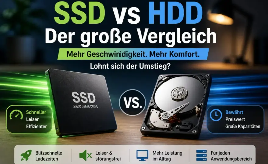 SSD vs. HDD - Stromverbrauch: Wann lohnt sich der Wechsel?