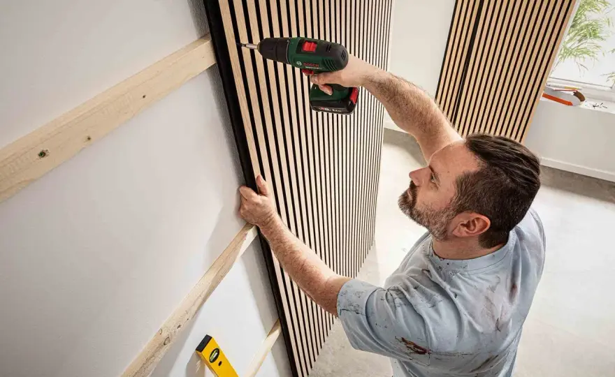 Montera akustikpanel rätt - från förarbete till färdig vägg