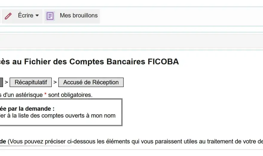 FICOBA, qui peut le consulter et comment faire la demande