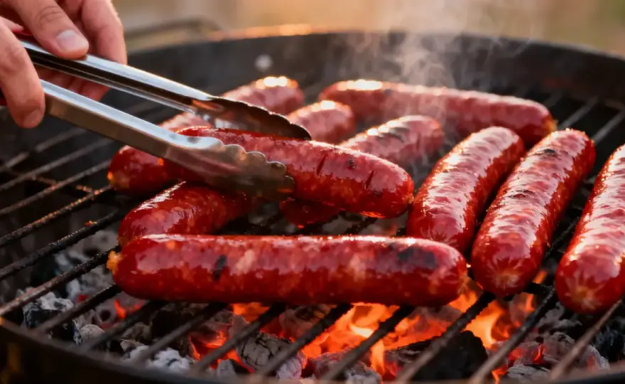 Merguez au barbecue - La cuisson parfaite sans les piquer