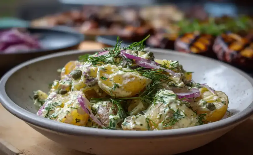 Potatissallad till grillat - så får du smaken i balans
