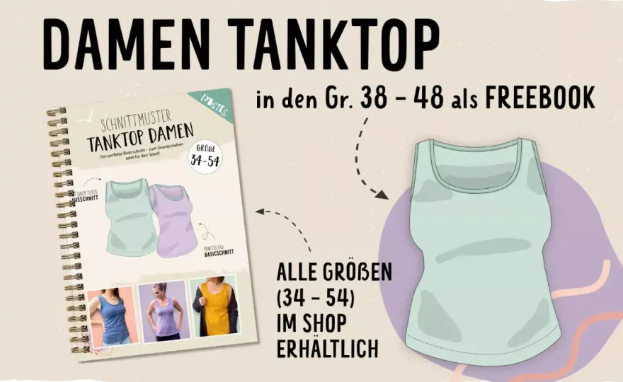 Gratis Damen-Top Schnittmuster - So vermeidest du Nähfrust!