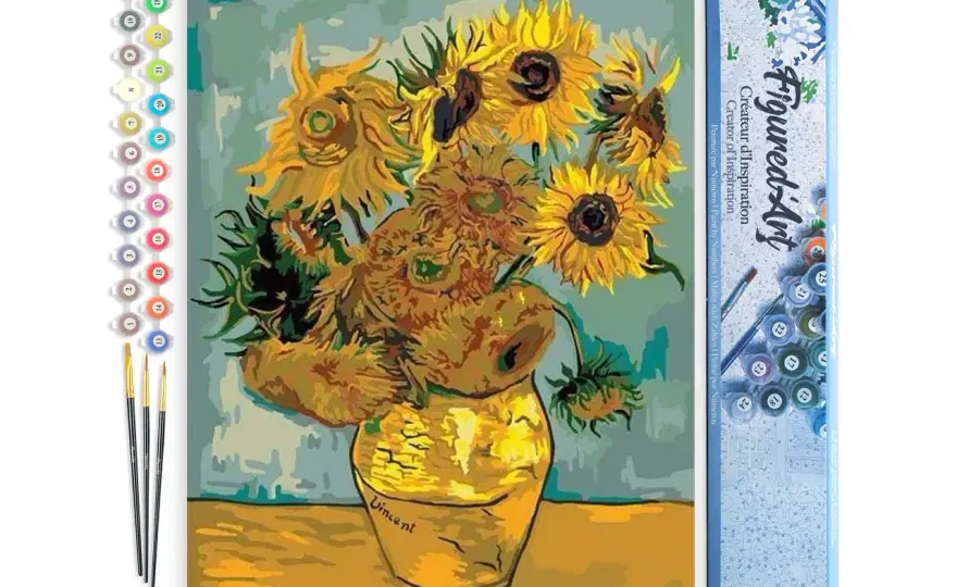 Girasoles de Van Gogh - Manualidad creativa para todos
