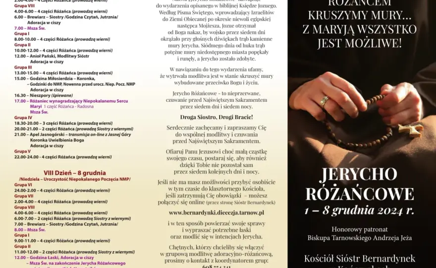 Modlitwy na jerycho różańcowe - poznaj najważniejsze intencje i modlitwy