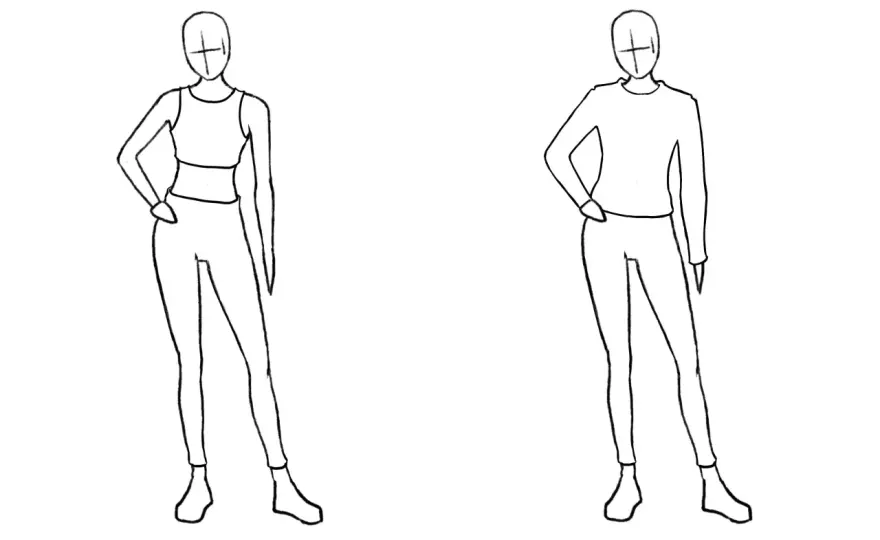 Cómo dibujar un maniquí de costura con volumen y estilo