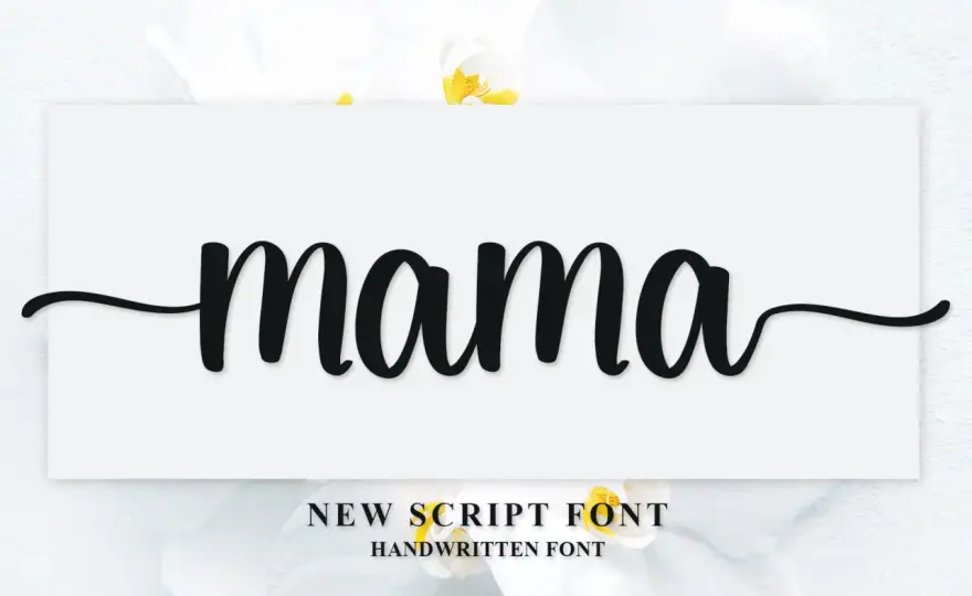 Cómo elegir la tipografía para diseñar la palabra mamá