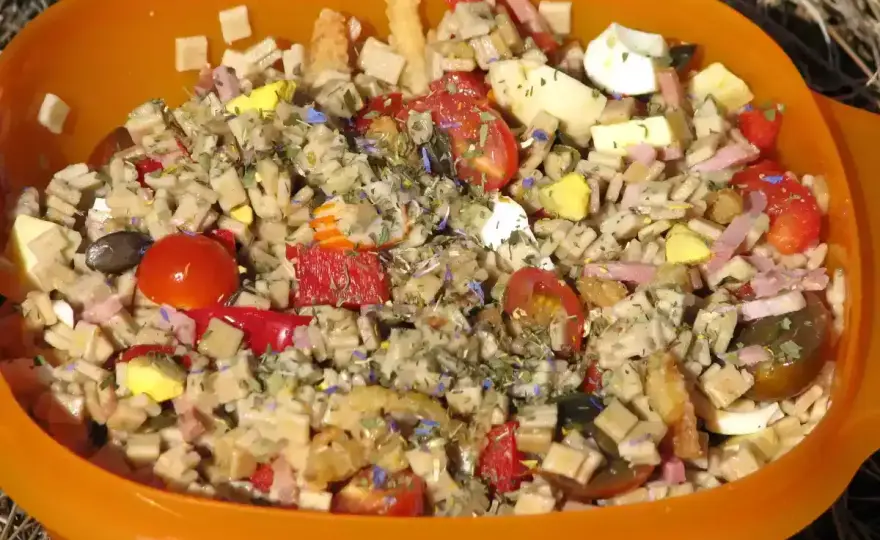 Salade de crozets au thon - La recette savoyarde équilibrée