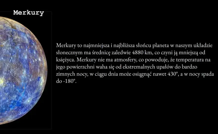 Temperatura na Merkurym - Dlaczego jest tak ekstremalna?