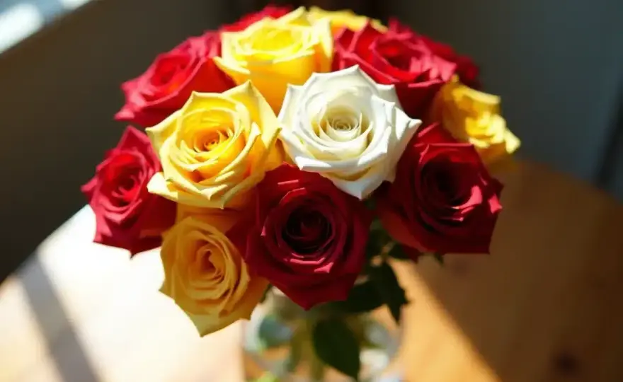 3 roses rouges: le message "je t'aime" décrypté