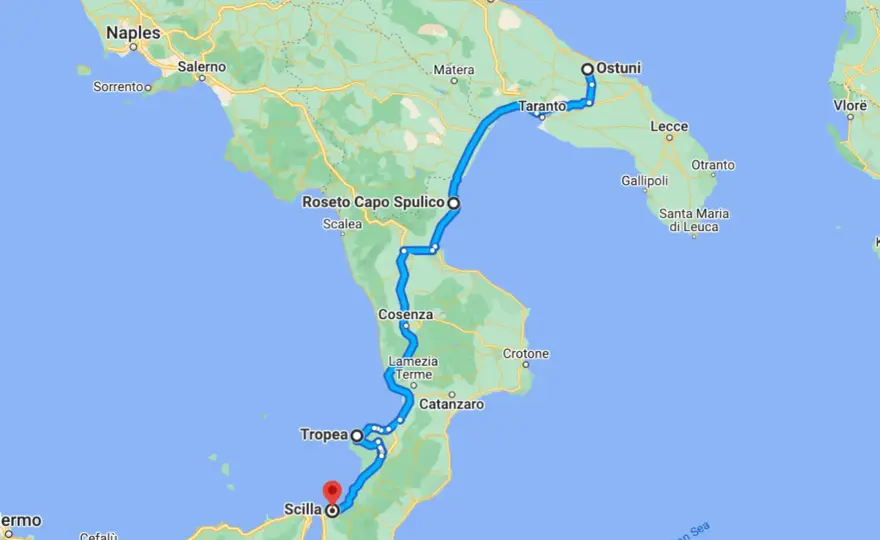 Naples to Calabria - The Route That Fits Your Trip Best
