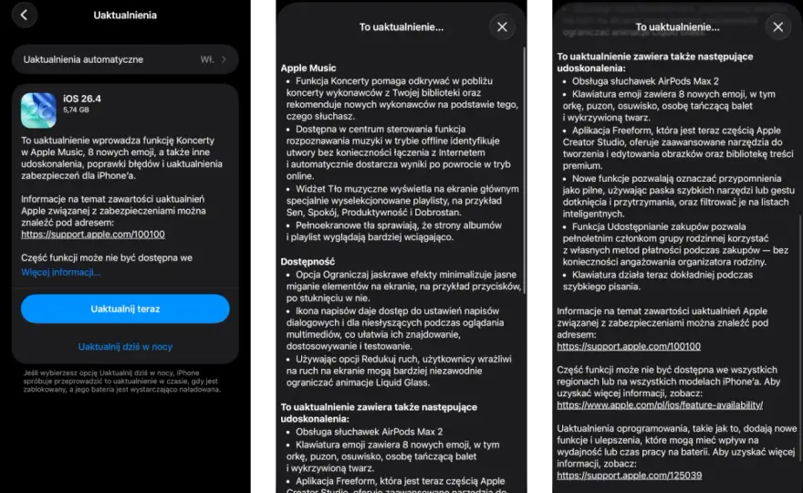 iOS 26.4 - Czy warto aktualizować? Pełna analiza zmian!